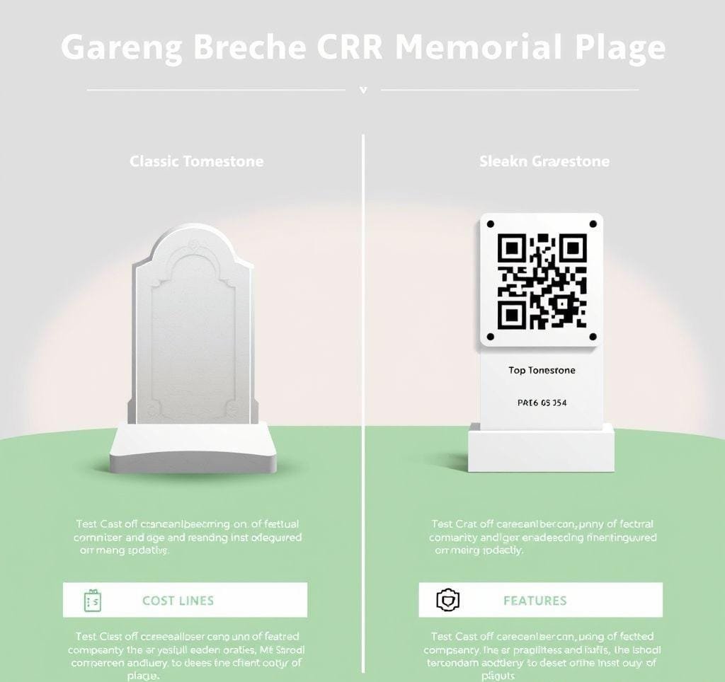 So sánh chi phí tưởng niệm truyền thống và bia QR