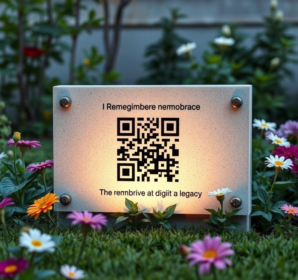 Tưởng Niệm Hiện Đại Với Bia QR Mãi Mãi Nhớ