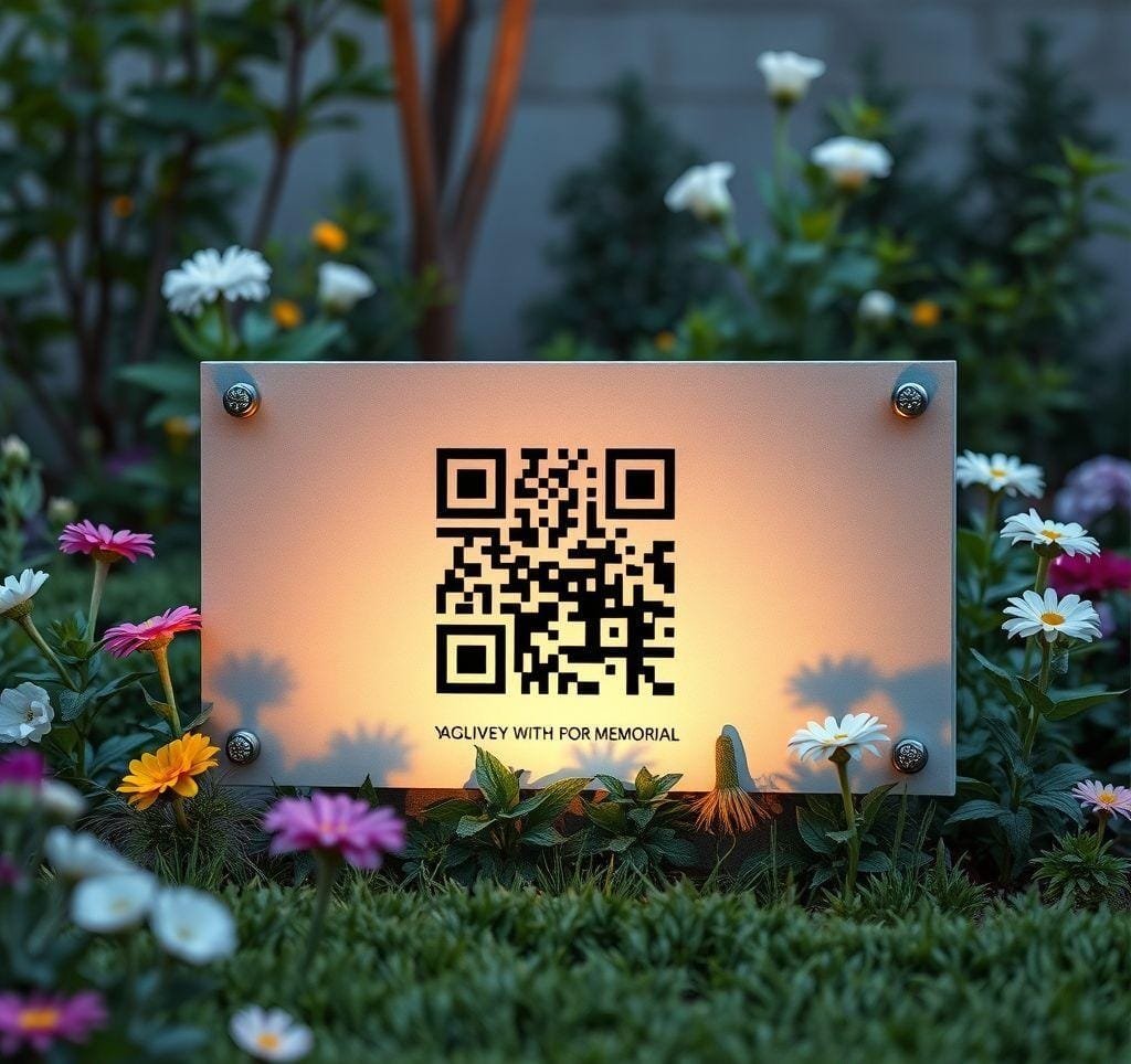 Bia QR Kết Nối Ký ức Vượt Thời Gian