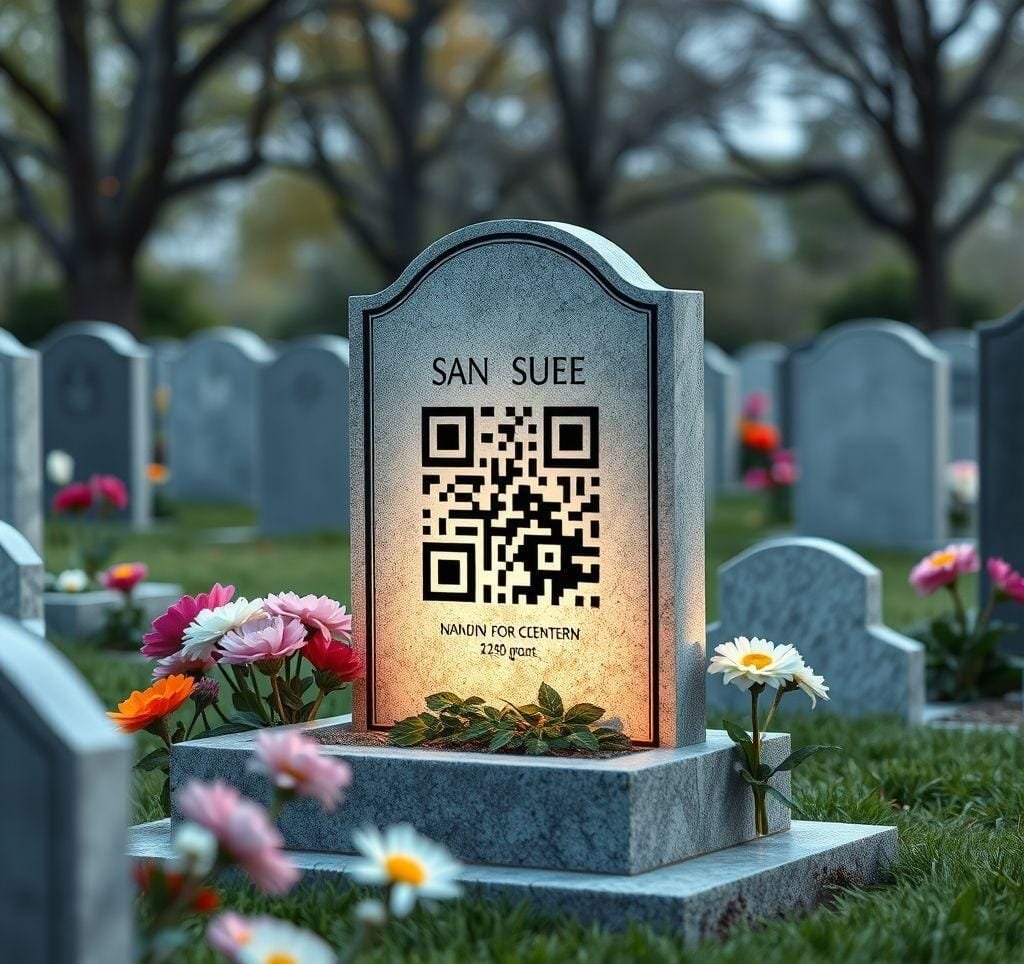 Mã QR Bia Tưởng Niệm Lưu Giữ Ký ức Vĩnh Cửu