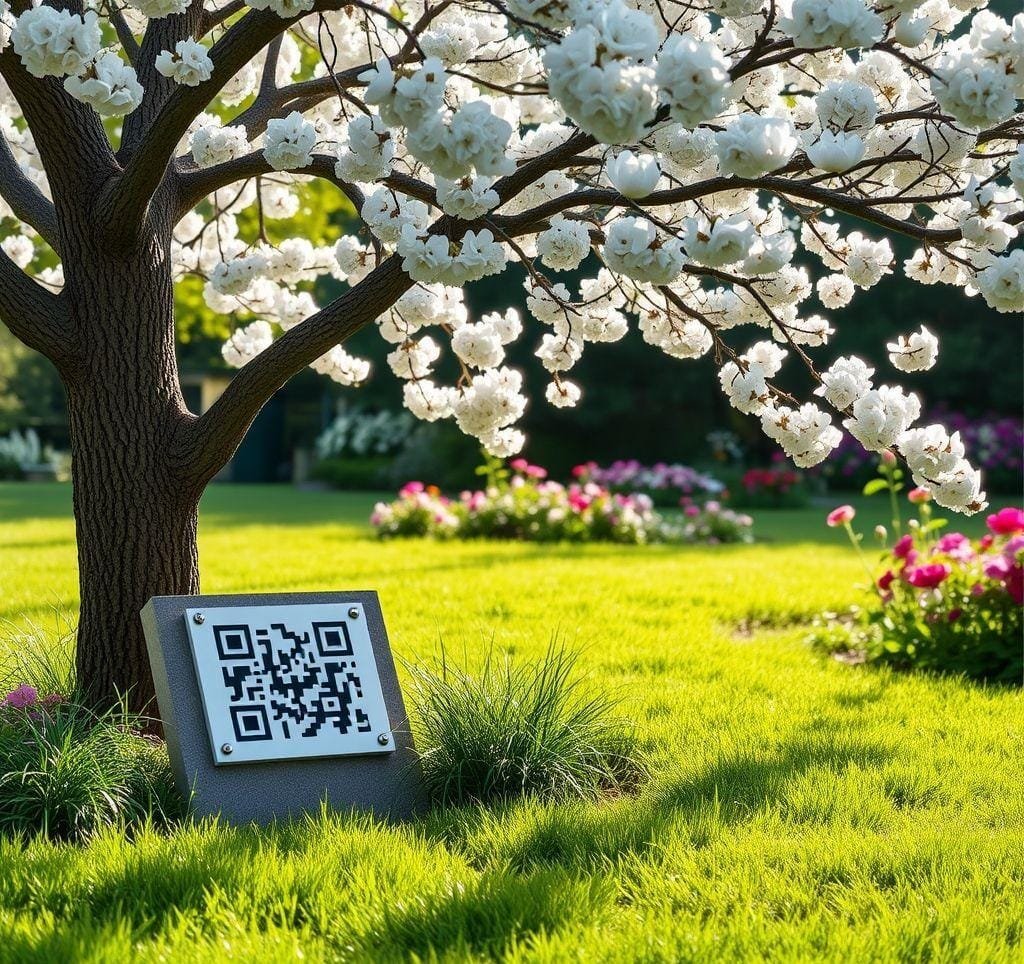 Tưởng Nhớ Người Thân Yêu Thiên Nhiên Với Bia QR