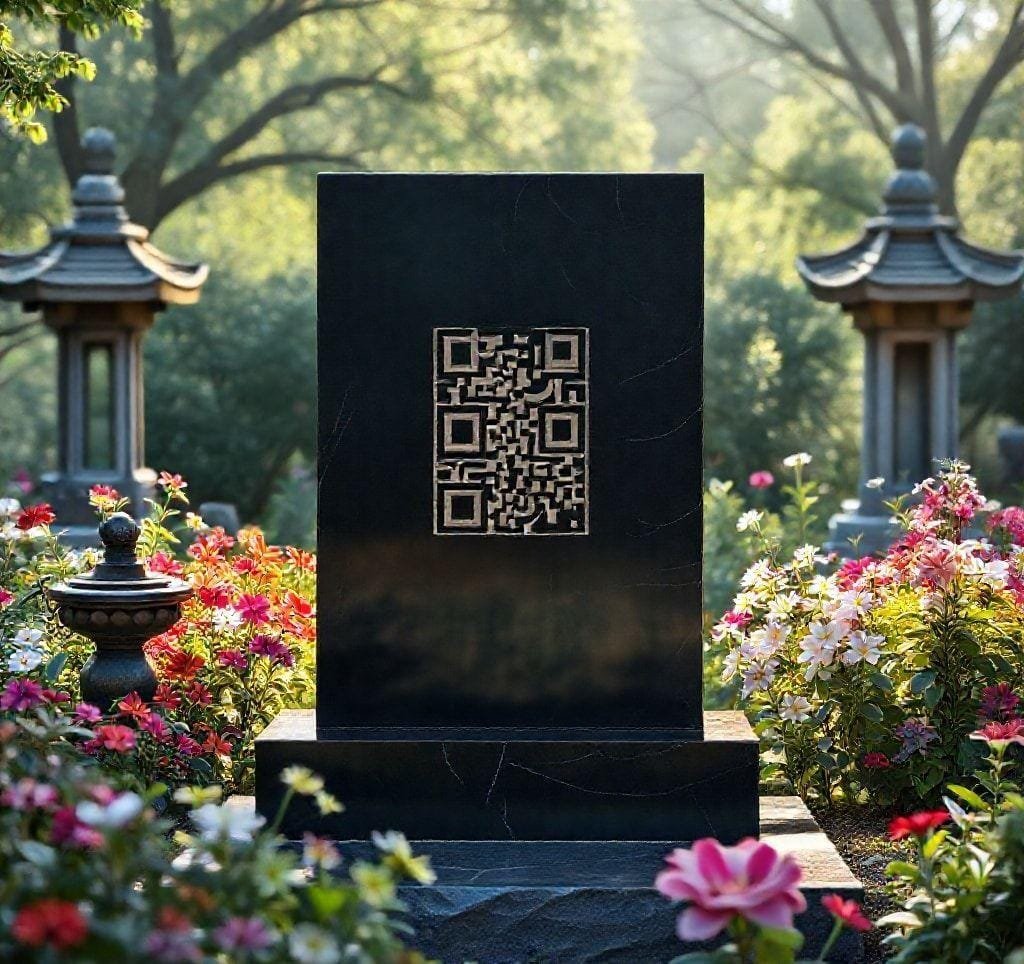 Bia QR Kết Nối Ký ức Vượt Thời Gian