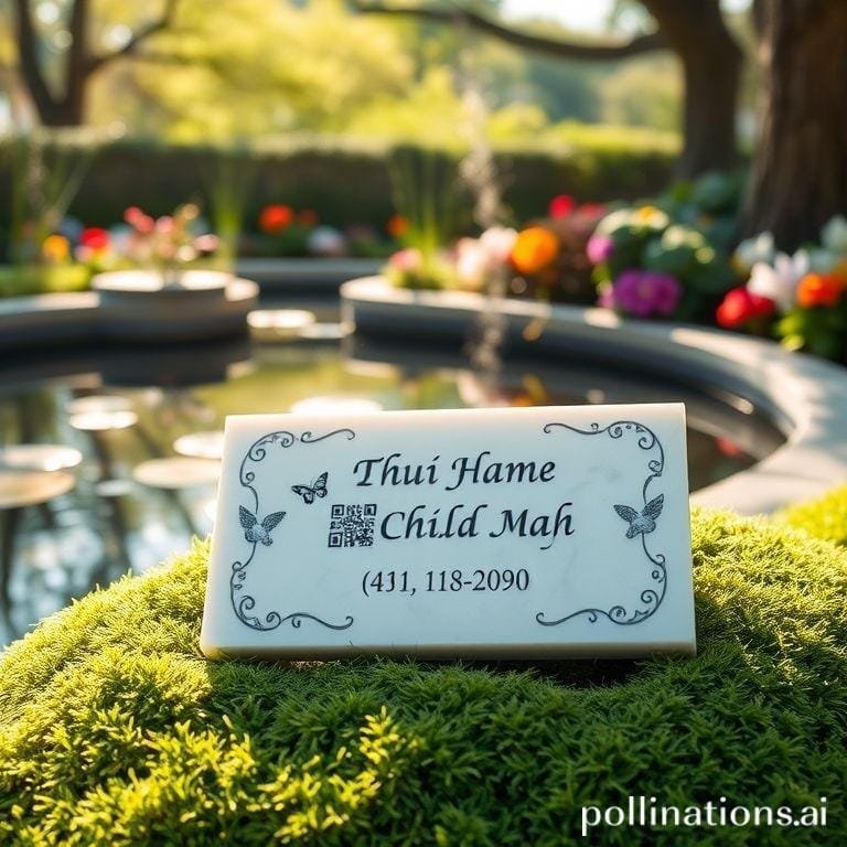 Tưởng Nhớ Những Thiên Thần Nhỏ với Bia QR Mãi Mãi Nhớ