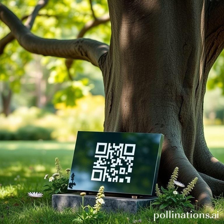 Tưởng Nhớ Người Thân Yêu Thiên Nhiên Bằng Bia QR