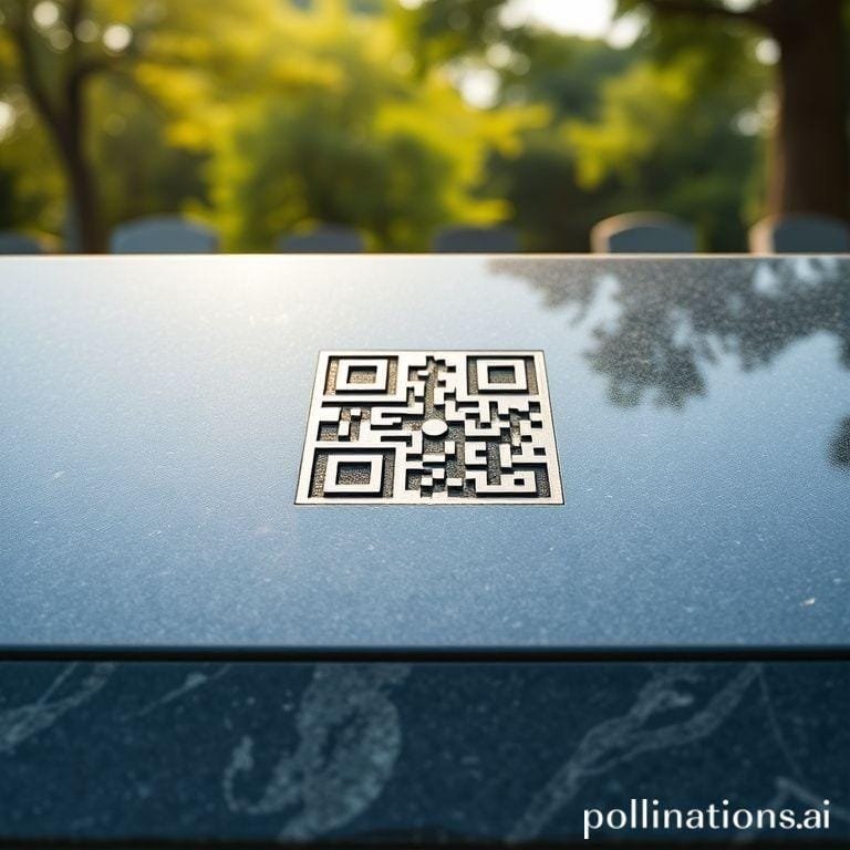 Preserving Legacies with QR Memorial Plaques